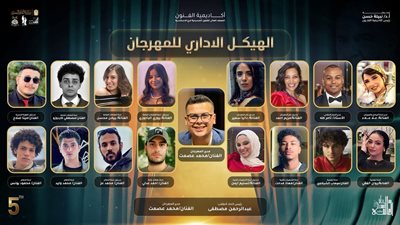 سيطرة شبابية، الفنان محمد عصمت مدير مهرجان المسرح العالمي يعلن الهيكل الإداري للدورة الخامسة
