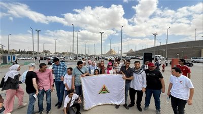 وفد جامعة بنها لـ ذوى الهمم يزور المتحف المصرى الكبير