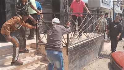 إزالة 100 حالة إشغال طريق في حملة مكبرة بالإسماعيلية (صور)