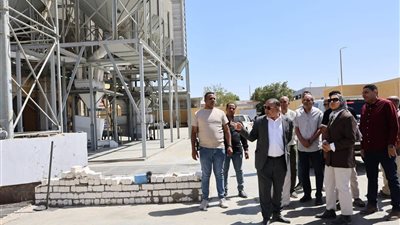 محافظ الوادي الجديد تتفقد مصنعًا لإنتاج الأعلاف بالخارجة