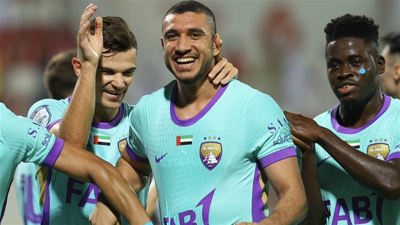 فرحة رامي ربيعة ولاعبي