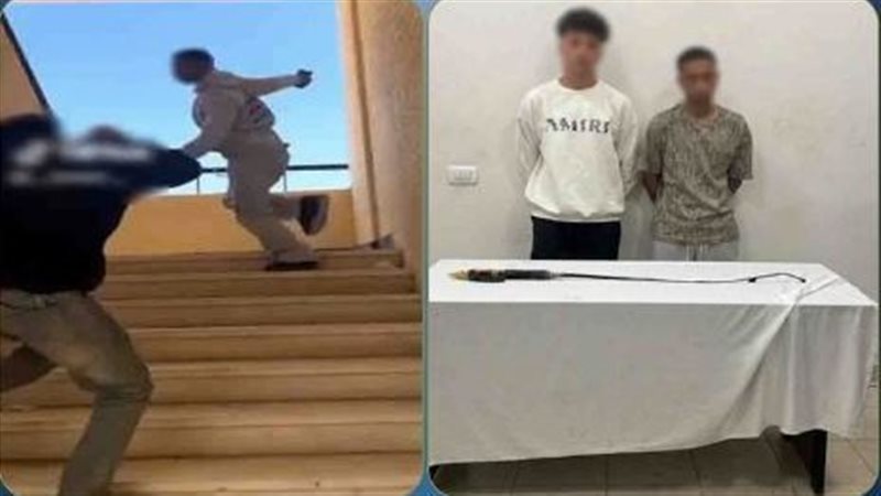 ضبط طالبين بالسويس،