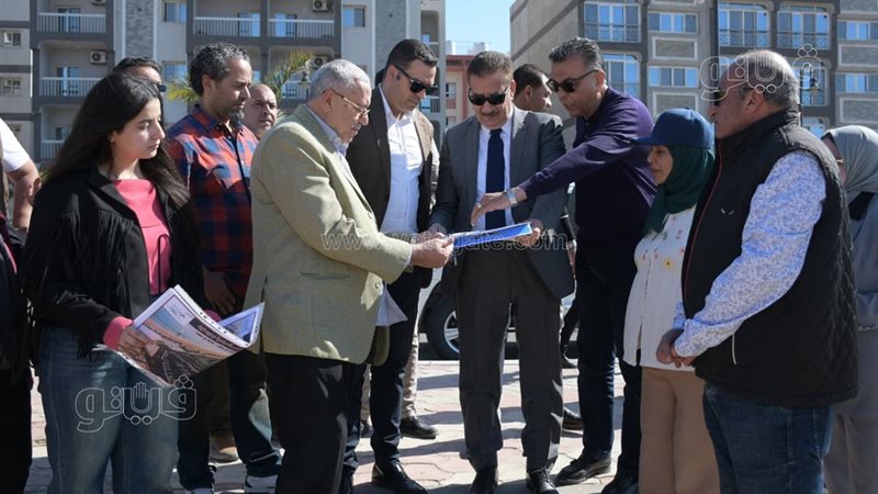 محافظ بورسعيد يتابع
