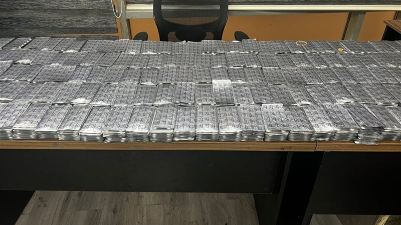 جانب من المضبوطات،