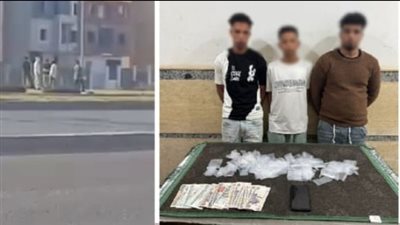 القبض على 3 متهمين بترويج المواد المخدرة فى أكتوبر 