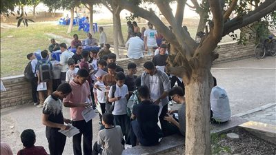 440 لاعبًا ولاعبة يستفيدون من قافلة لاستكمال الكود الطبي باستاد أسيوط الرياضي