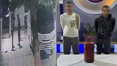 ضبط شخصين لسرقتهما طفاية حريق من ميني باص مدرسة بسوهاج 