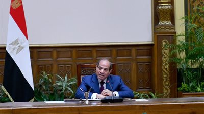 السيسي يتناول الأوضاع الداخلية والتطورات الإقليمية الراهنة مع طلبة الأكاديمية العسكرية