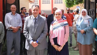 محافظ دمياط يفتتح مدرسة كفر سعد التجارية العسكرية بعد تطويرها