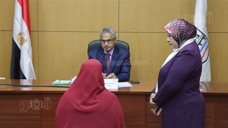 لقاء محافظ بني سويف