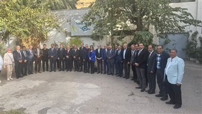 المسلماني يستقبل الشوربجي في مقر القناة الخامسة بالإسكندرية
