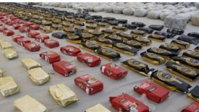 إحباط تهريب 1.5 طن مخدرات بقيمة 100 مليون جنيه في السويس 