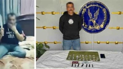 هدد ابنة طليقته وأشقاءها، القبض على بلطجي بالإسماعيلية وبحوزته مواد مخدرة وسلاح أبيض