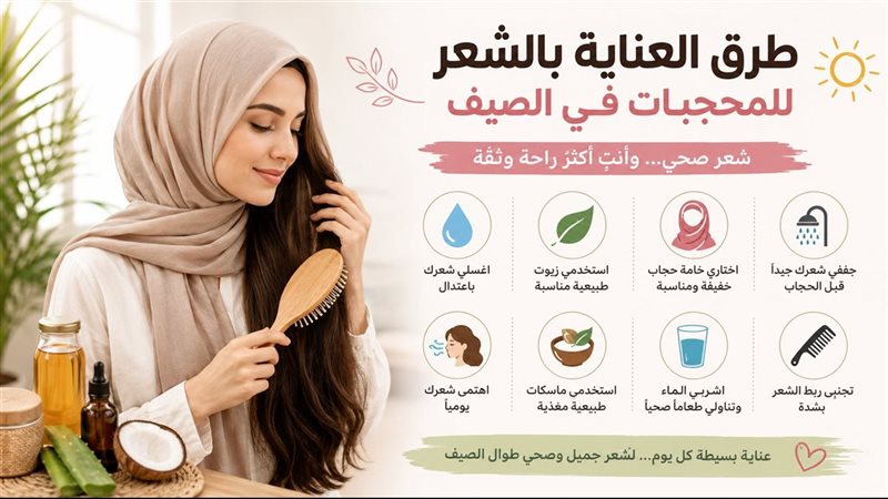 طرق العناية بالشعر