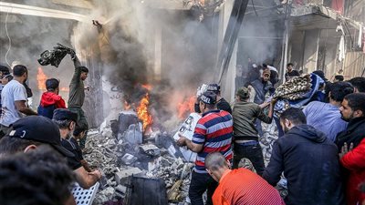 أسفر عن مصرع 3 أشخاص، التحفظ على كاميرات المراقبة لكشف ملابسات حريق منزل بأوسيم