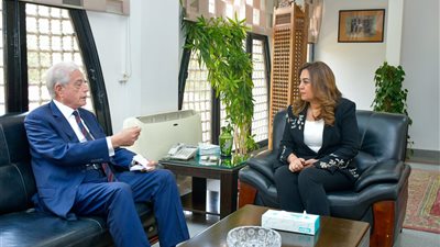 وزيرة التنمية المحلية تبحث مع مستشار رئيس الجمهورية الموقف التنفيذي لمشروعات التطوير بالمحافظات
