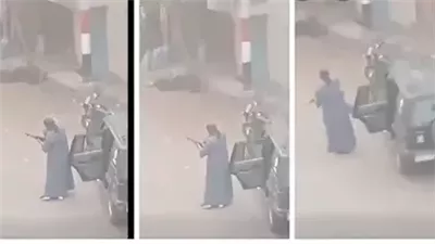 13 ضحية، لحظة إطلاق النار بشكل عشوائي على المواطنين بموقف سيارات أبنوب (فيديو)