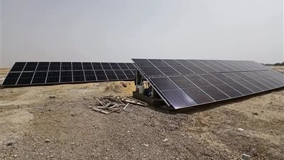 الواحات الخضراء، تشغيل تجريبي لمشروع زراعي بالطاقة الشمسية في الوادي الجديد