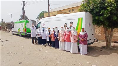قافلة طبية تقدم الخدمة لـ 1314 مواطنًا بقرية القيطون في الدقهلية 