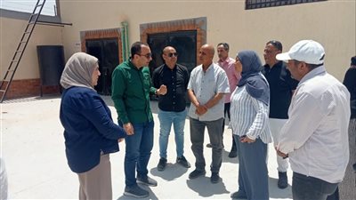 نائب محافظ الإسماعيلية يتفقد المجزر الآلي ومحطة مياه الشرب بالتل الكبير