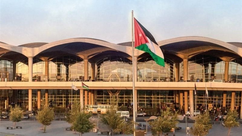 أحد المطارات فى الأردن،