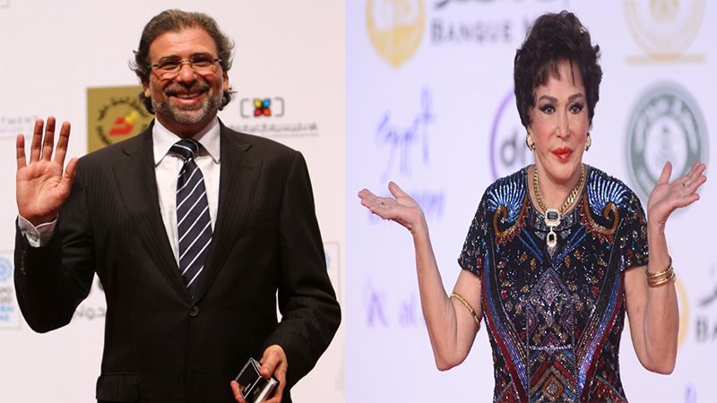 لبلبة وخالد يوسف