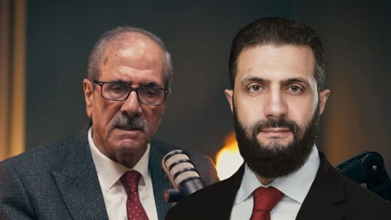 أحمد الشرع ووالده،