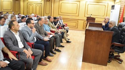 اجتماع موسع بجامعة بني سويف لبحث الاستعداد لامتحانات نهاية العام (صور)