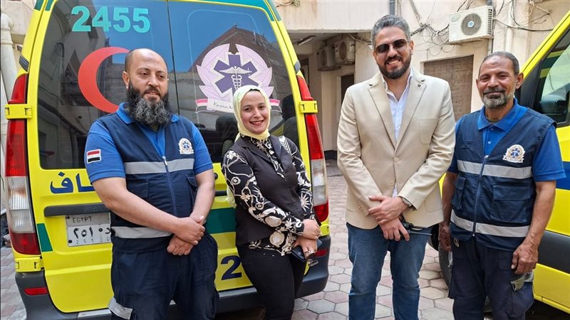 لقاء رجال إسعاف الدقهلية،