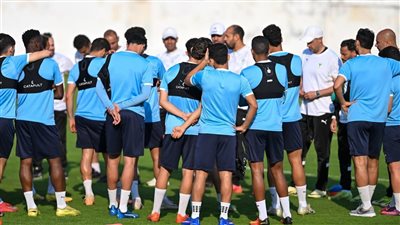 المصري يؤدي مرانه على ملعب المريخ البورسعيدي (صور)