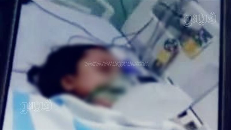 الطفلة ملك ترقد في