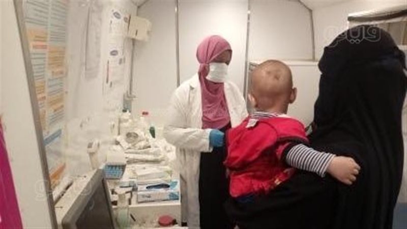 قافلة طبية بقرية