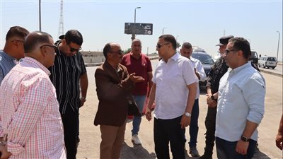 استعدادا لعيد الأضحى، محافظ القليوبية يفتتح أعمال تطوير كوبري وطريق بنها الزراعي 