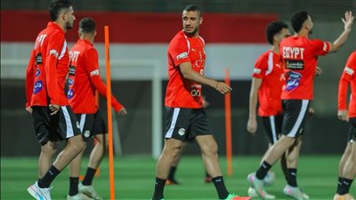 منتخب مصر يواصل تدريباته استعدادا لودية روسيا (صور)