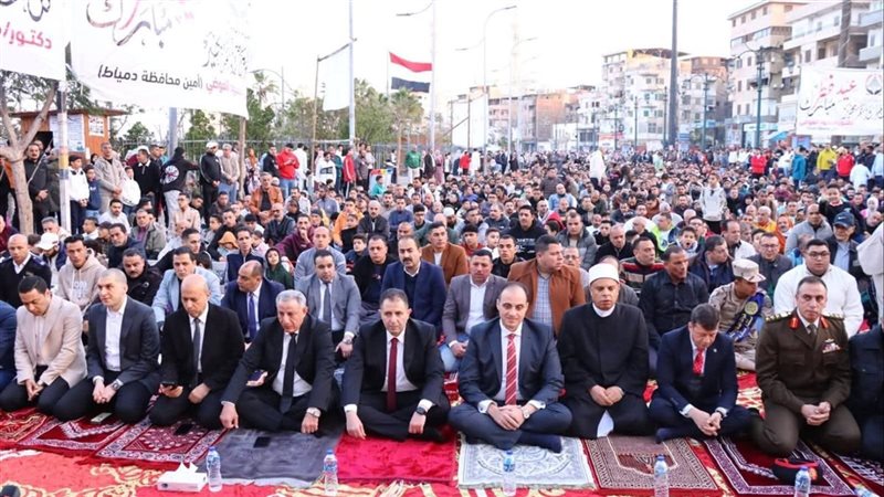 صلاة العيد في دمياط