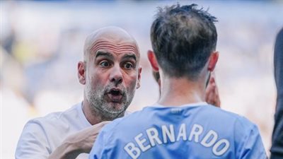 شاهد، كيف ودع جمهور مانشستر سيتي بيب جوارديولا 