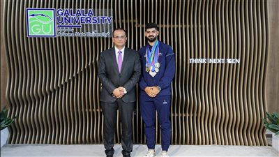 طالب بجامعة الجلالة يحقق إنجازًا رياضيًا ببطولة كأس مصر للتايكوندو 2026