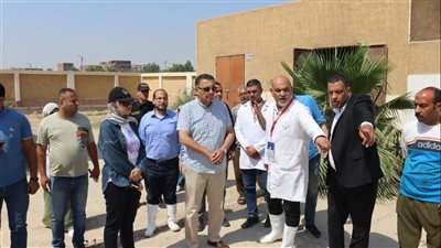 محافظ القليوبية يتفقد مجازر الخانكة والقلج للوقوف على الاستعدادات لاستقبال عيد الأضحى 