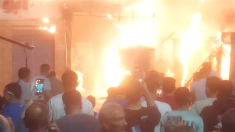 السيطرة على حريق
