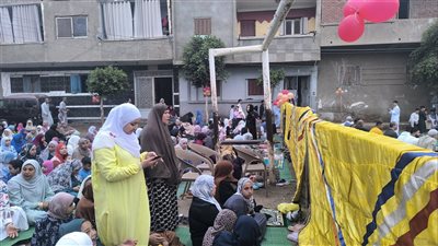الالتزام بفصل السيدات عن الرجال في صلاة عيد الأضحى بالقليويية (فيديو وصور)