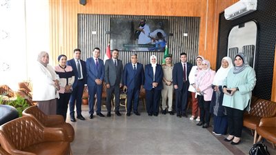 محافظ الدقهلية يستقبل المهنئين بعيد الأضحى المبارك 