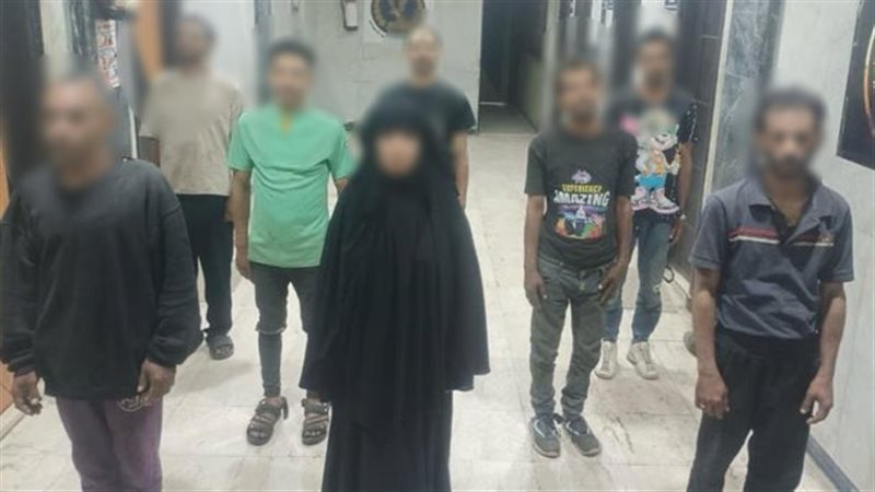ضبط تشكيل يستغل 9