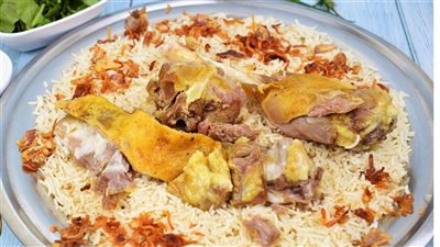 أكلة مميزة فى العيد، طريقة عمل مندي اللحم مع الأرز البسمتي 