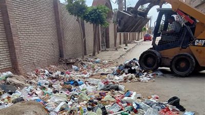 رفع 345 طن مخلفات وإزالة 7 بؤر قمامة بالغربية