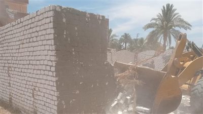 استمرار حملات إزالة التعديات على الأراضي الزراعية خلال إجازة عيد الأضحى بقنا (صور)