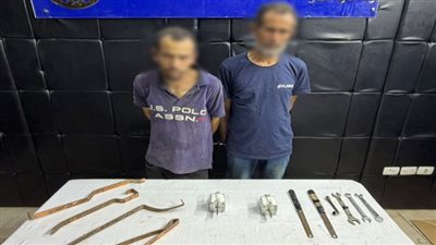 ضبط شخصين لسرقة بارات نحاسية من غرفة كهرباء بمدينة نصر بالقاهرة