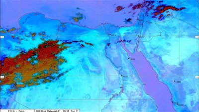 الطقس الآن، تكاثر السحب الممطرة على المناطق الحدودية الغربية