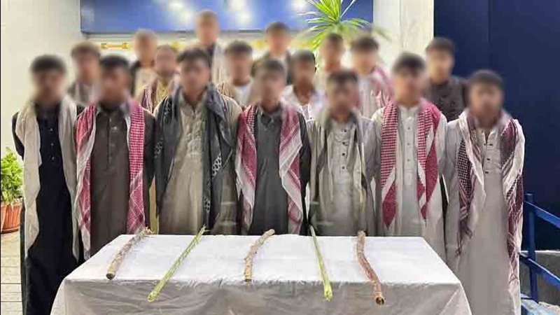 إصابة مواطن وضبط