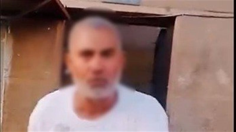 ضبط شخص ظهر في فيديو