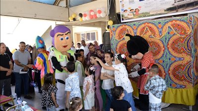 مستشفى الأطفال بجامعة أسيوط ينظم احتفالية ترفيهية للأطفال المرضى